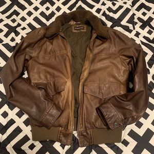 Michael kors leather jacket